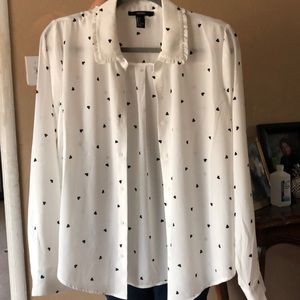 Forever 21 long sleeve button up shirt